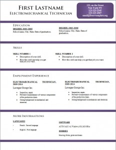 Free word cv resume template #172