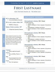 Free cv resume template #268