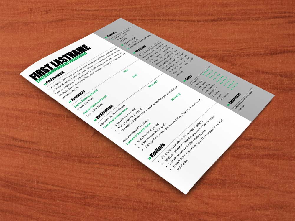 Free curriculum vitae templates #466 to 472