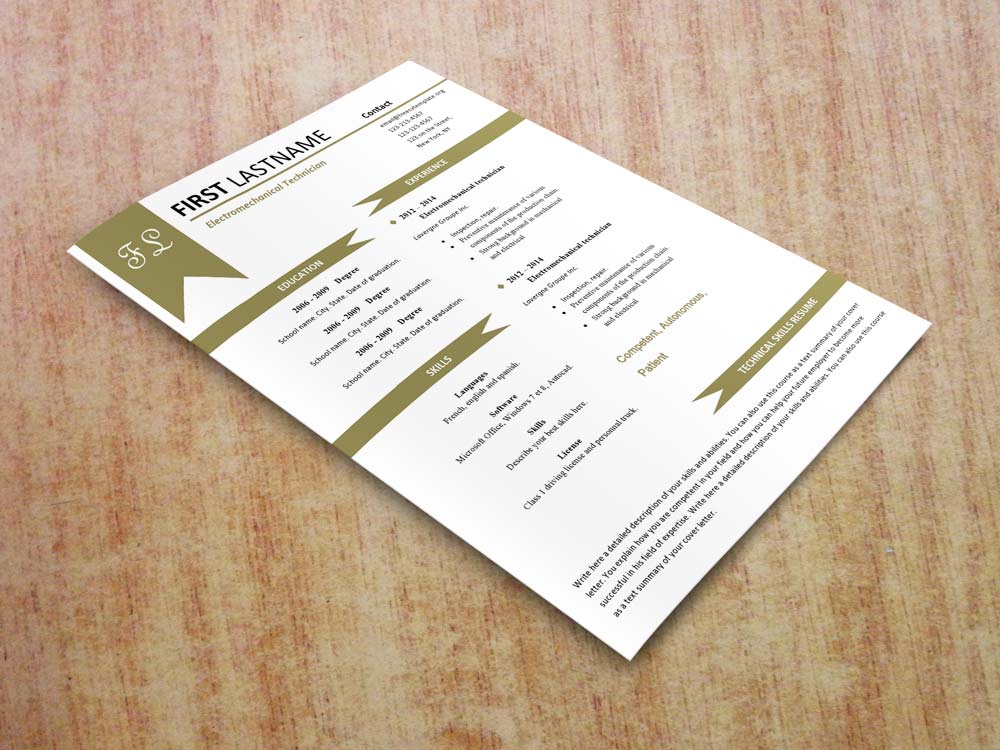 Free cv resume templates #480 to 487