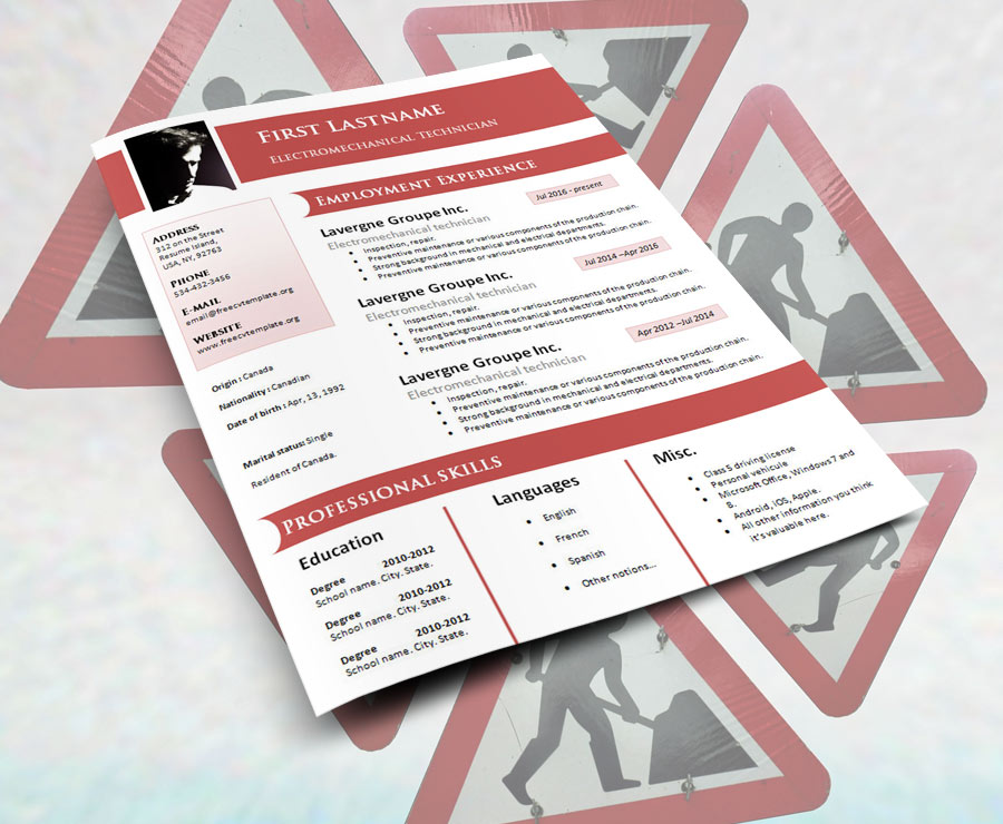 Free design resume cv template (#925 to 931) Free design resume cv template (#925 to 931)