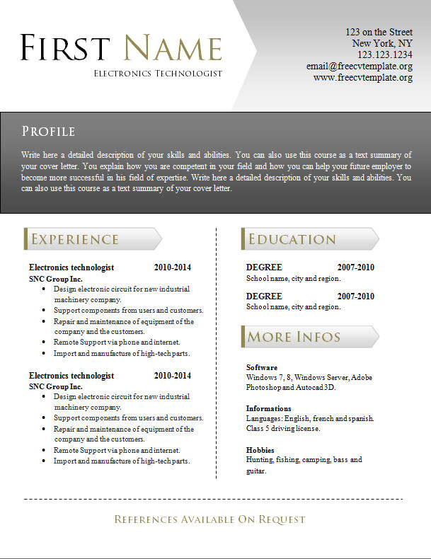 free_cv_resume_word_template_944