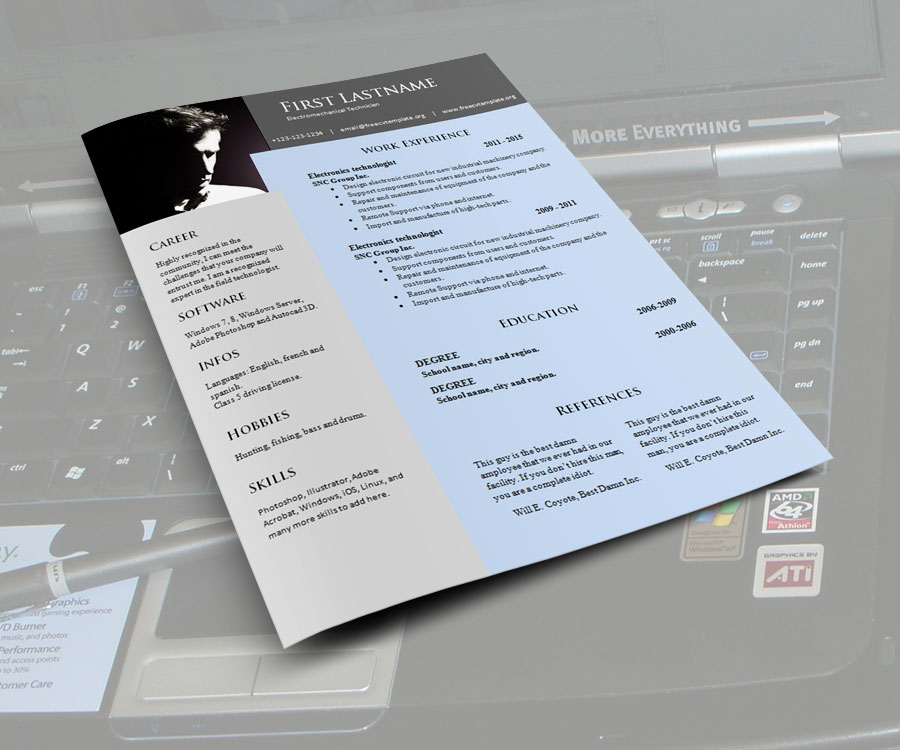 CV resume word templates #968 to 971