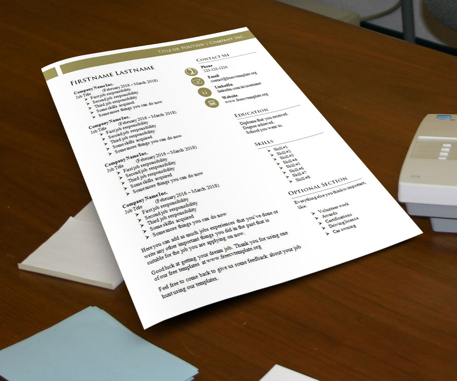 CV Resume Templates #987 to 994