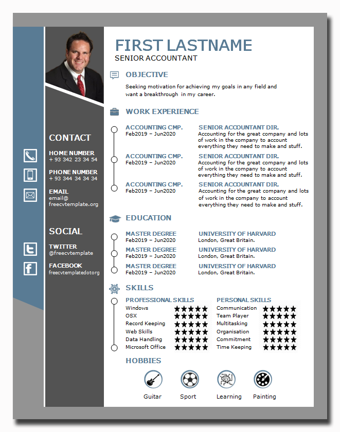 CV Template #1067