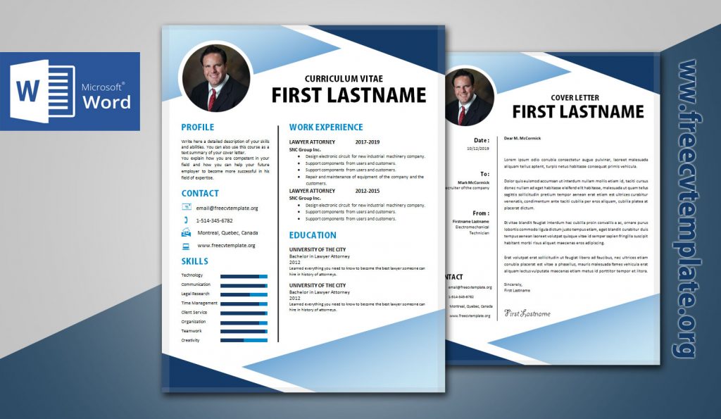 New age CV and cover letter bundle