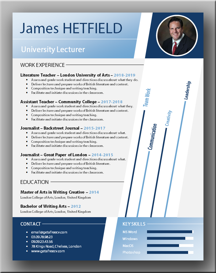 Strong Resume Sample Get A Free CV